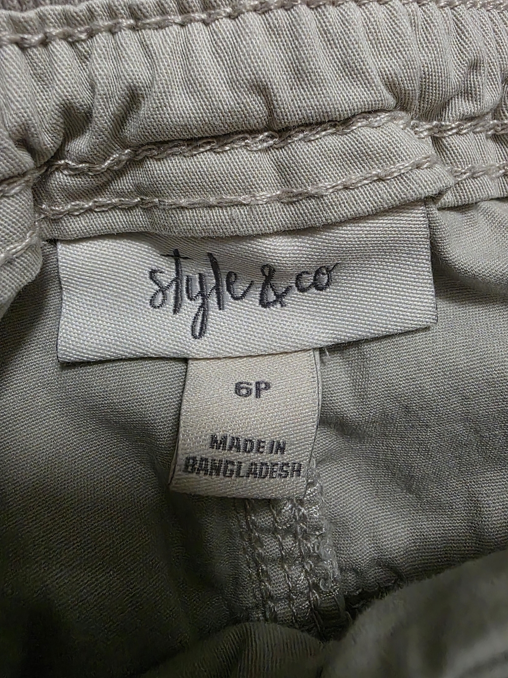Style & Co. Khaki Shorts - Picture 3 of 3